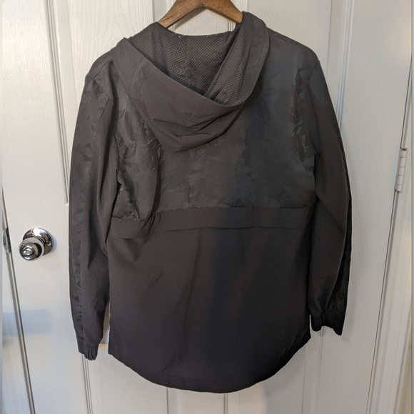 Adidas Half Zip Black Floral Windbreaker - Picture 3 of 7